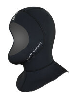 FOURTH ELEMENT Kopfhaube, Kopfw&auml;rmer, schwarz, 7mm, mit Kaltwasserkragen